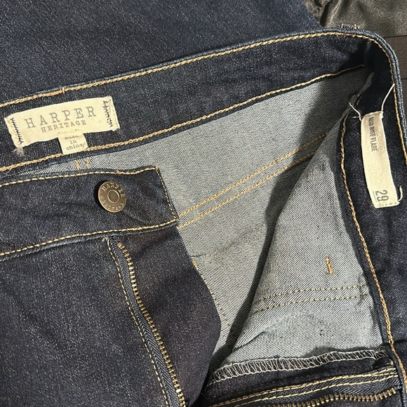 Harper Heritage Mid Rise Flare Jeans - Picture 5 of 7